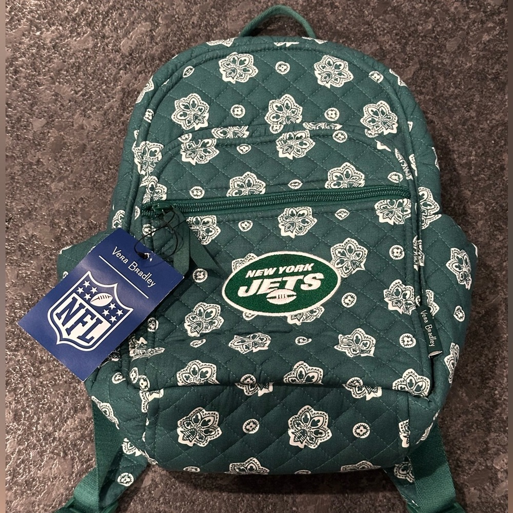 Vera Bradley x NFL collab New York Jets women’s backpack
